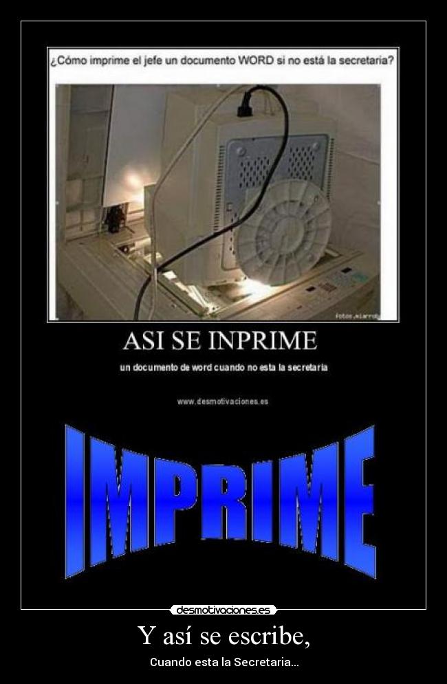 Y así se escribe, - 