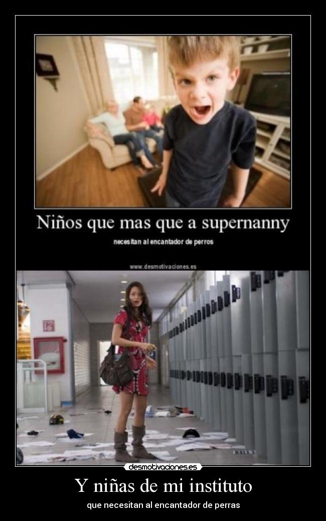 Y niñas de mi instituto - que necesitan al encantador de perras