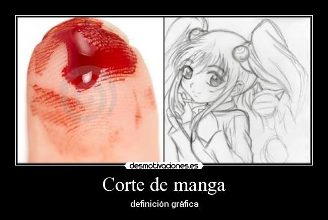 Corte de manga - definición gráfica