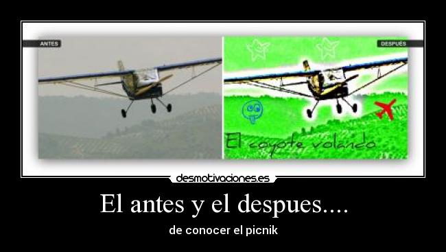 El antes y el despues.... -