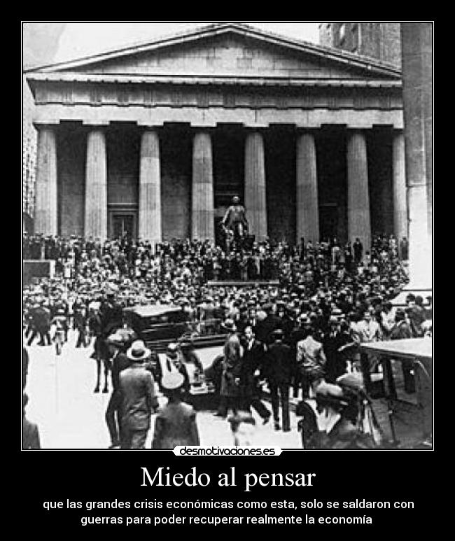Miedo al pensar -