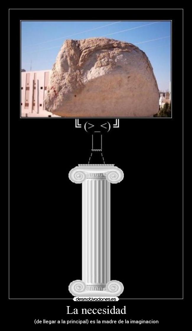 La necesidad -