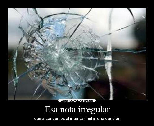 Esa nota irregular - 