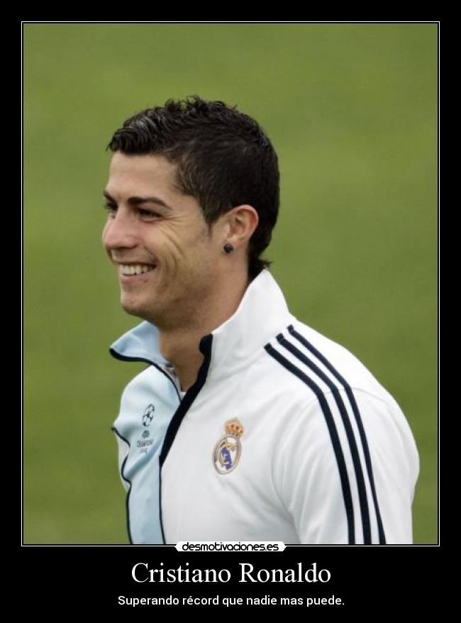 Cristiano Ronaldo - Superando récord que nadie mas puede.