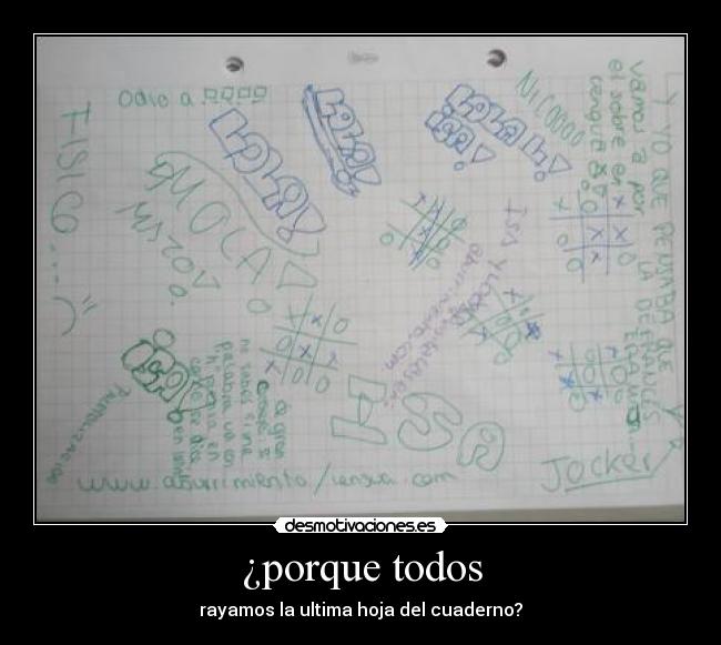 ¿porque todos - 