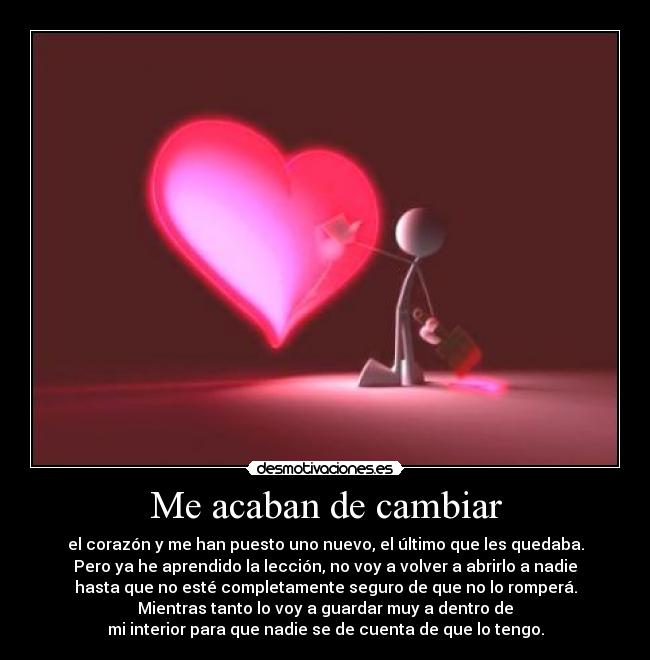 Me acaban de cambiar - 