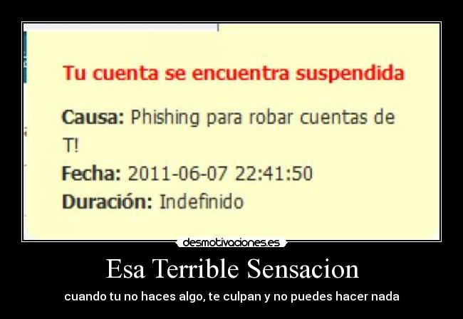 Esa Terrible Sensacion - 