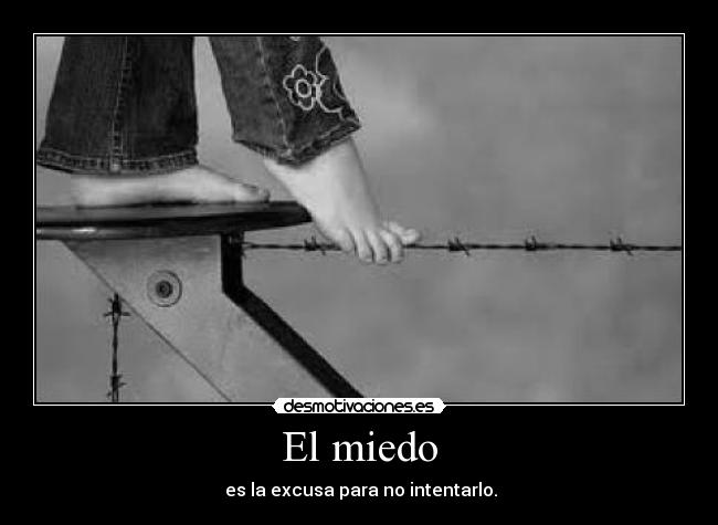 El miedo -