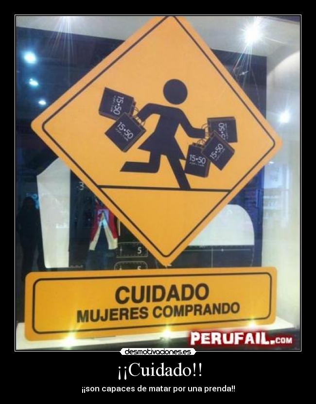 ¡¡Cuidado!! -