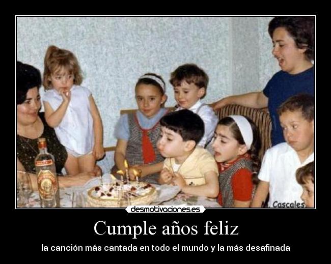 Cumple años feliz -