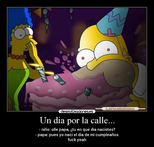 Un dia por la calle... -