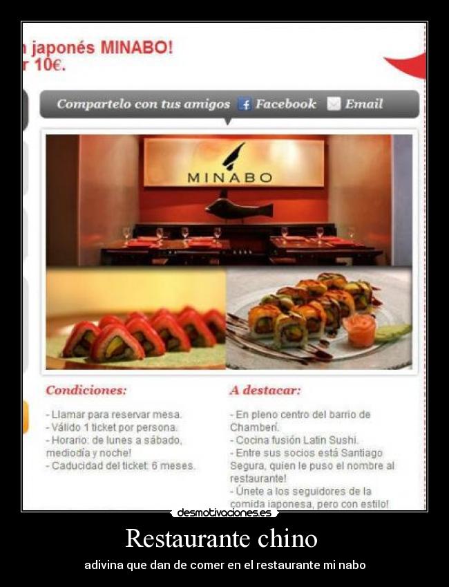 Restaurante chino -