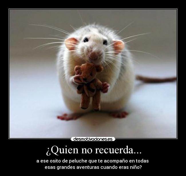 ¿Quien no recuerda... -