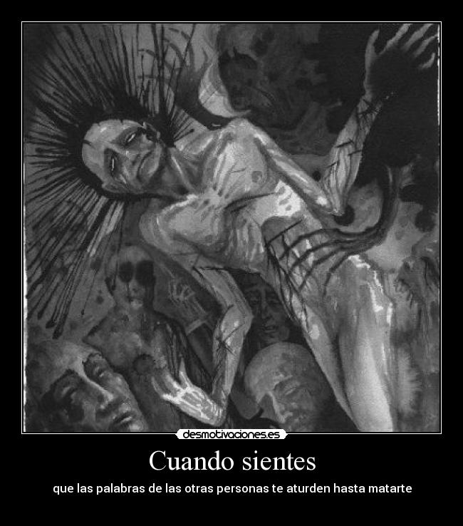 Cuando sientes -