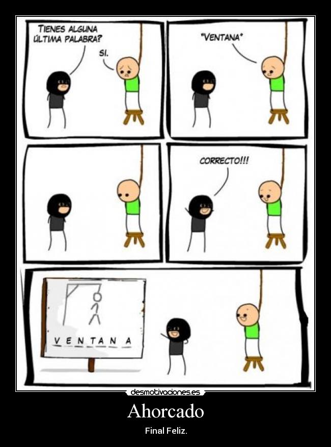 Ahorcado - Final Feliz.