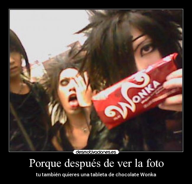 Porque después de ver la foto - 