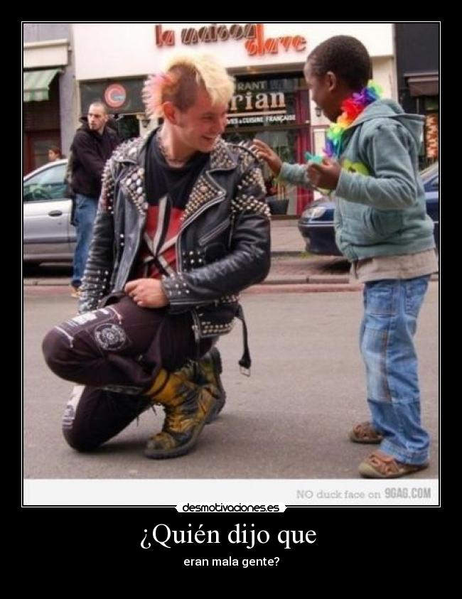 carteles laurigrr mala gente punk nino negro desmotivaciones