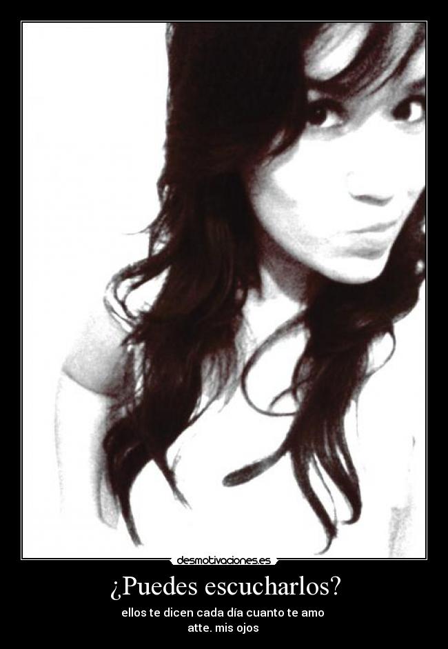 ¿Puedes escucharlos? -