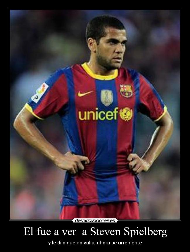 El fue a ver  a Steven Spielberg - y le dijo que no valia, ahora se arrepiente