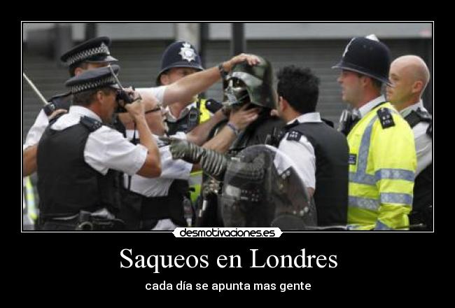 Saqueos en Londres -