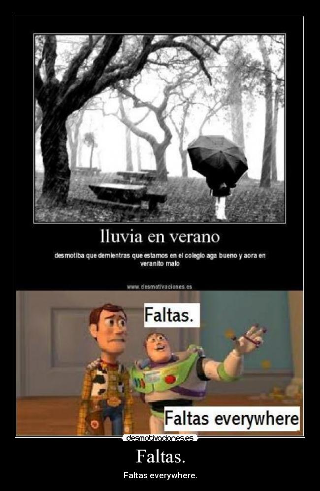 Faltas. - 
