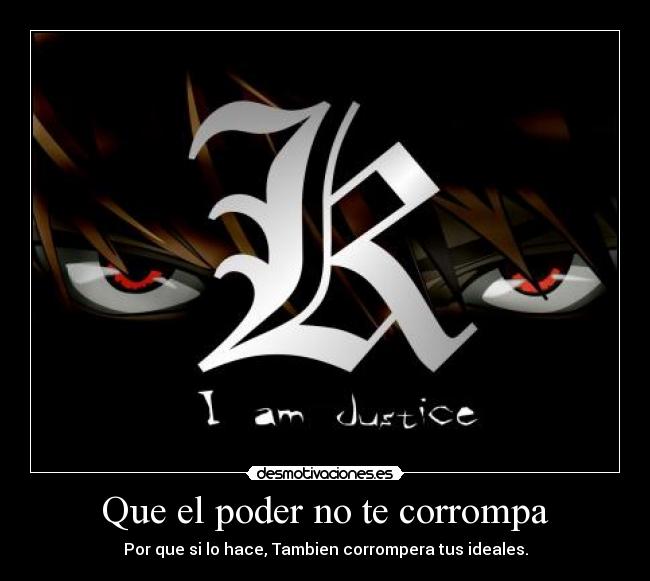 carteles death note light yagami kira desmotivaciones