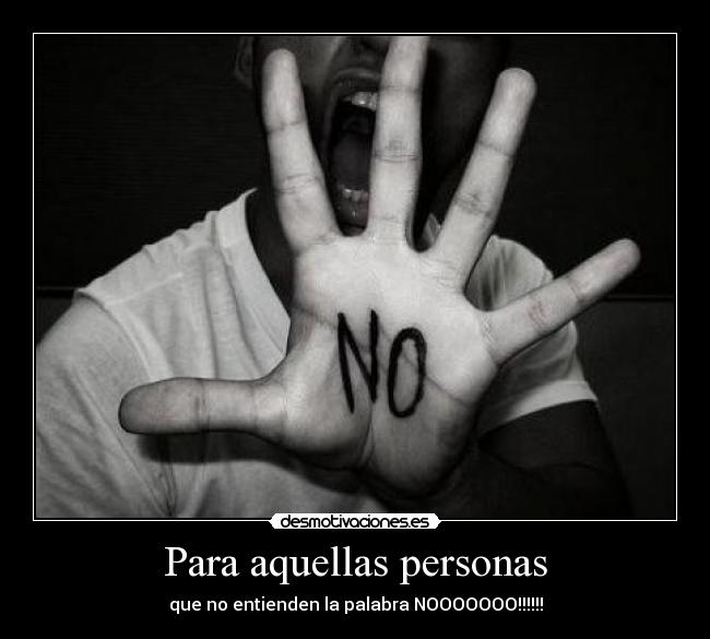 Para aquellas personas - 