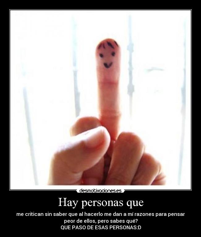 Hay personas que - 