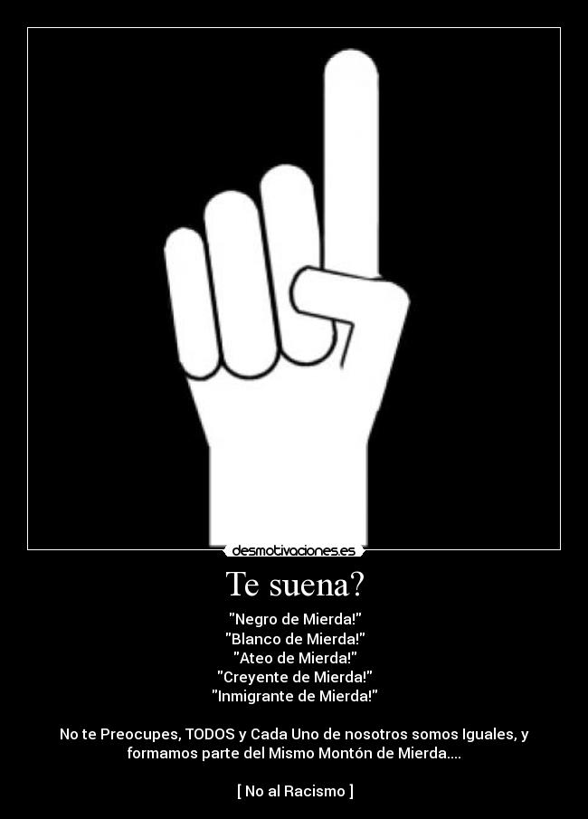 Te suena? -