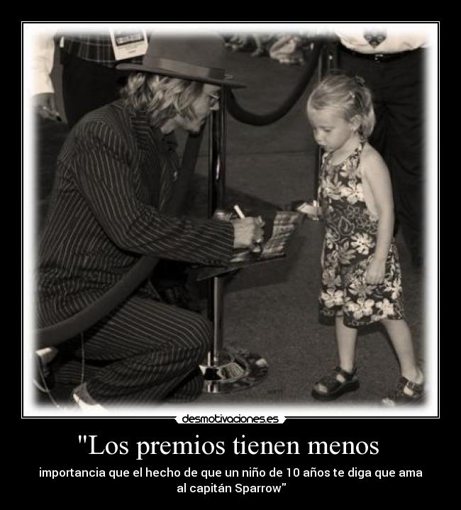 Los premios tienen menos  - 