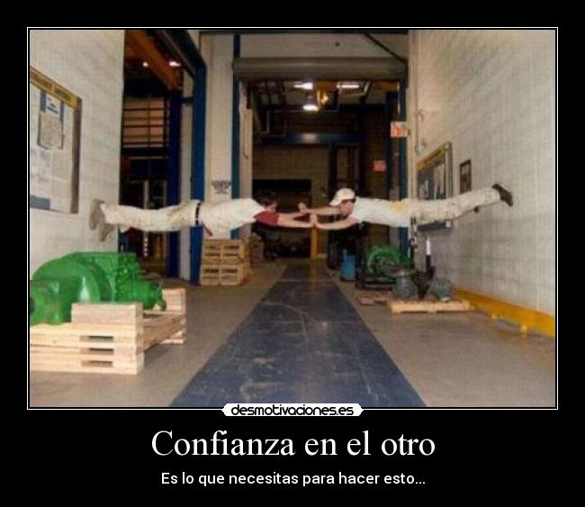 Confianza en el otro -