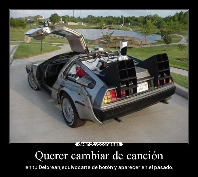 Querer cambiar de canción -