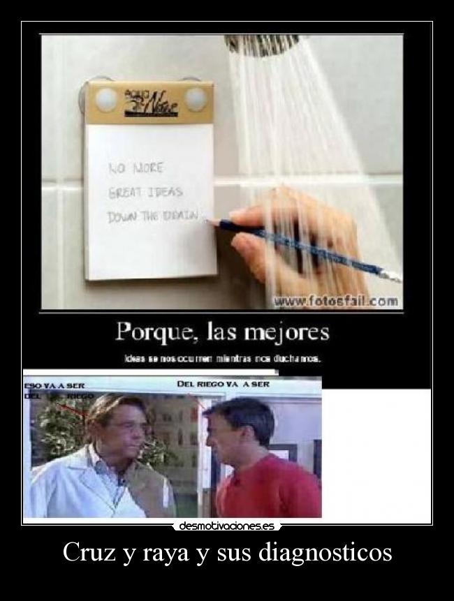 Cruz y raya y sus diagnosticos - 