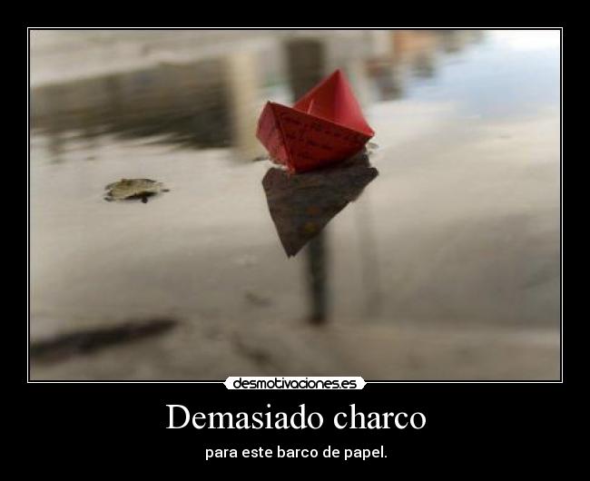 Demasiado charco - 