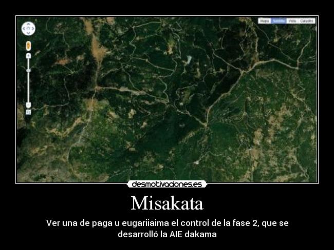 Misakata - Ver una de paga u eugariiaima el control de la fase 2, que se desarrolló la AIE dakama