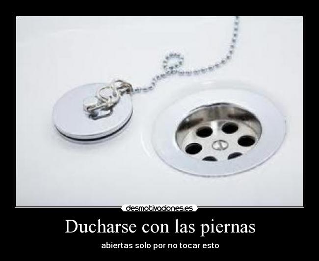 Ducharse con las piernas - 