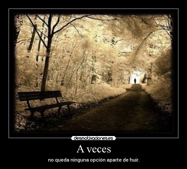A veces -