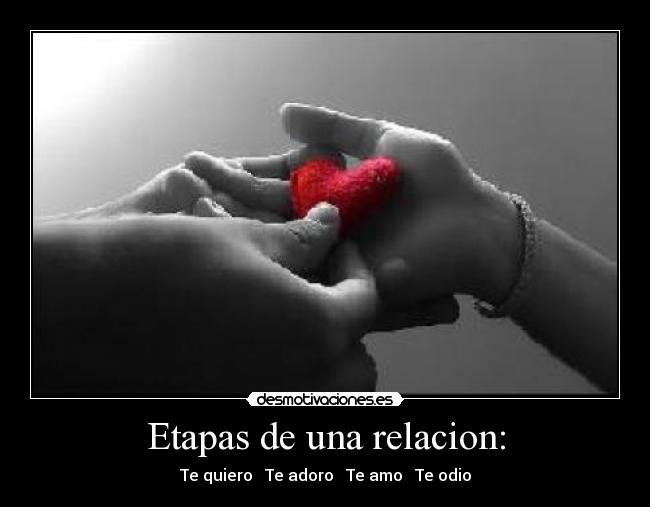 Etapas de una relacion: -