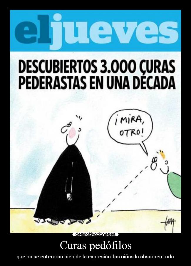 carteles curas pedofilia desmotivaciones