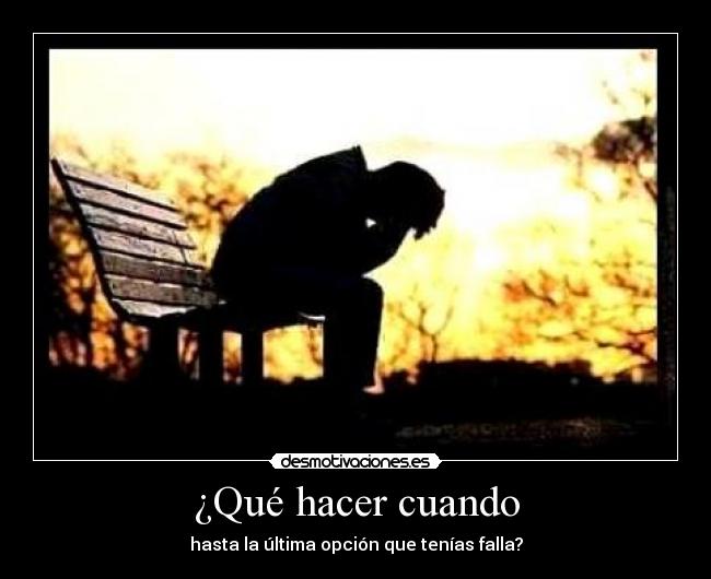 ¿Qué hacer cuando - 