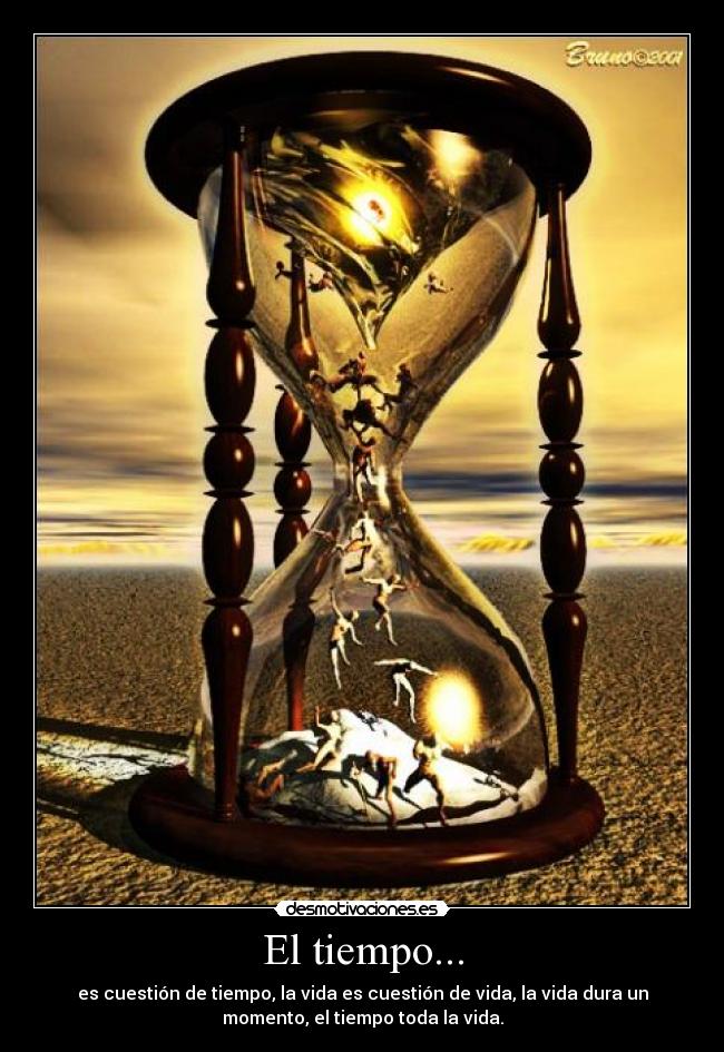 El tiempo... -