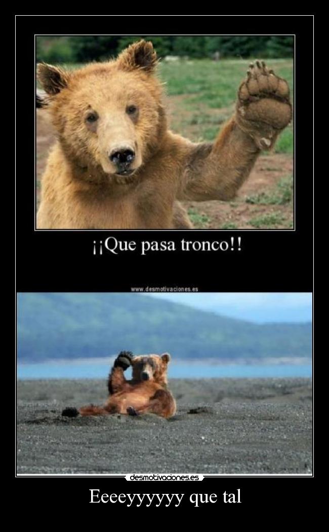 Eeeeyyyyyy que tal - 