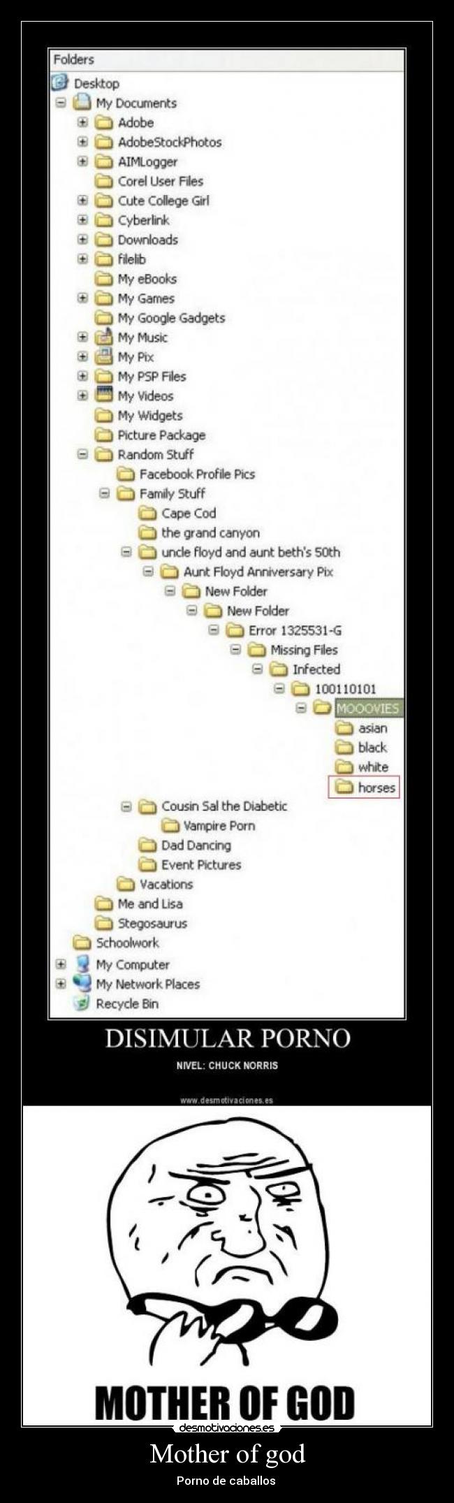 Mother of god - Porno de caballos