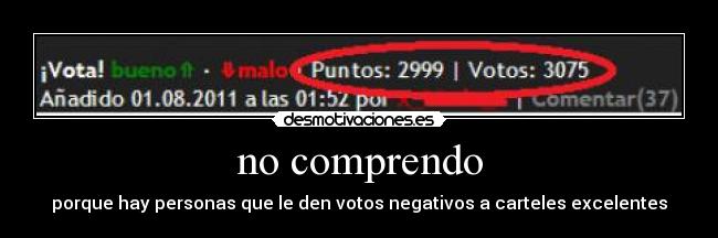 no comprendo - 