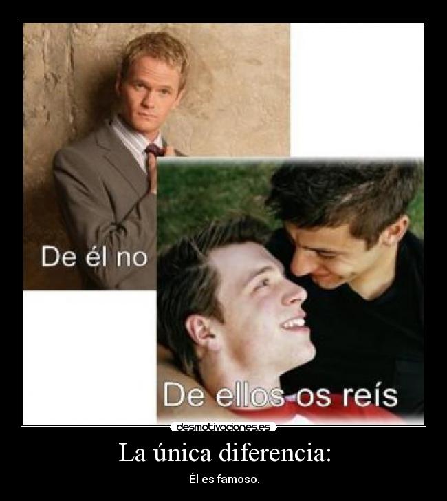 La única diferencia: - 