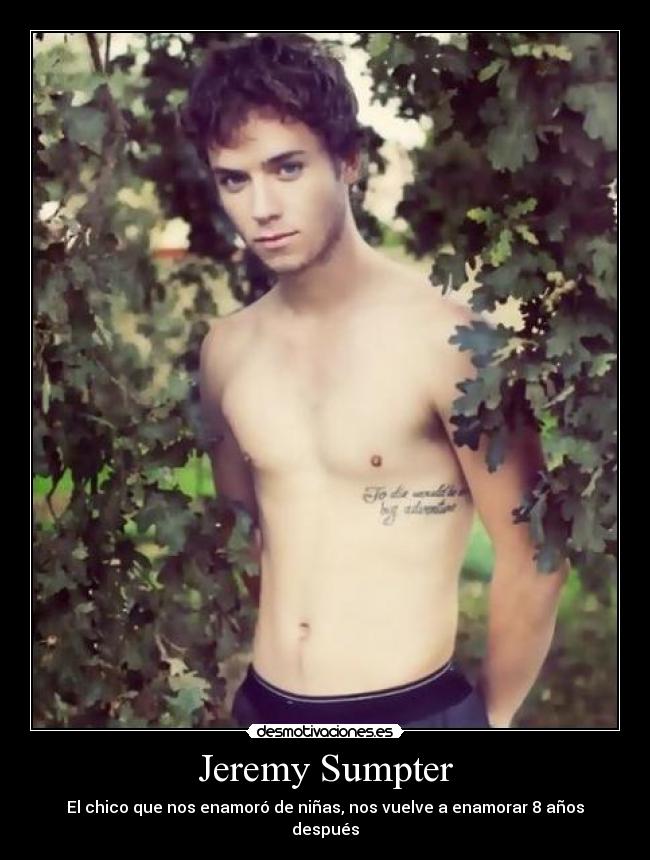 Jeremy Sumpter - El chico que nos enamoró de niñas, nos vuelve a enamorar 8 años después