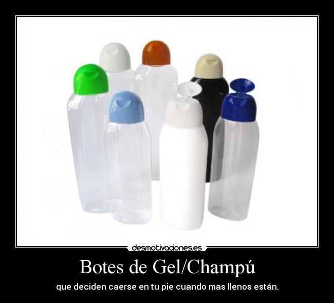 Botes de Gel/Champú -
