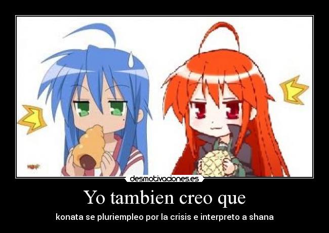 carteles shana konata desmotivaciones