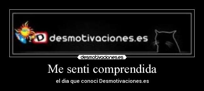 Me senti comprendida - 