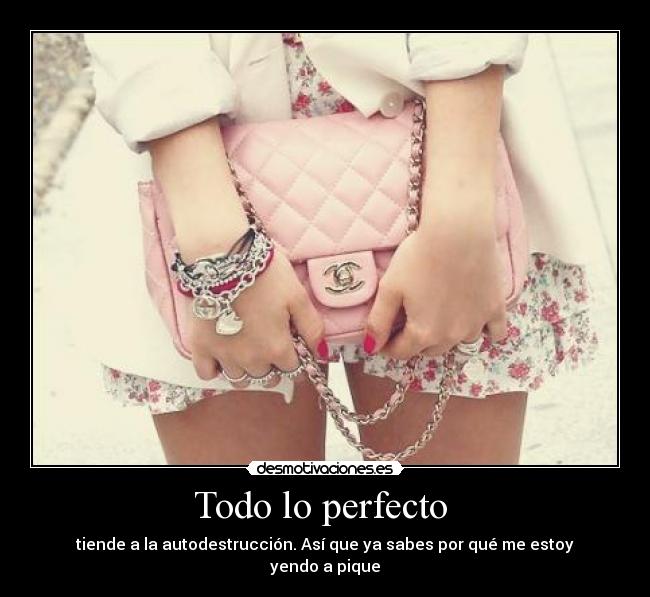 Todo lo perfecto  - 